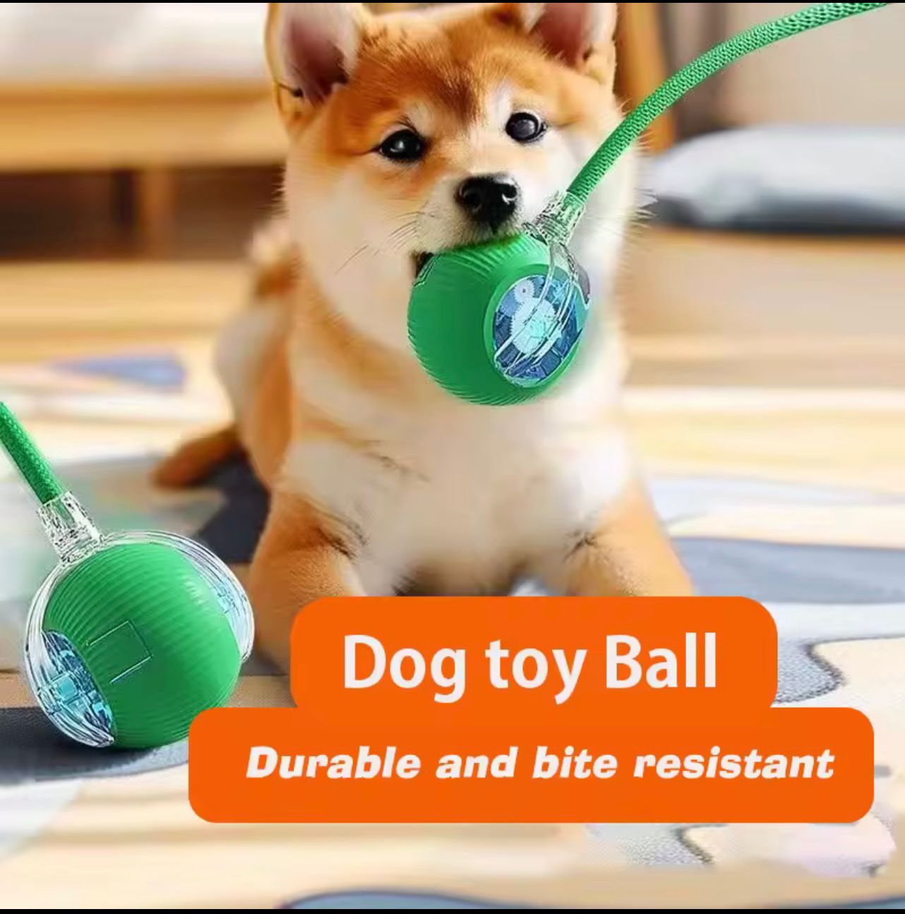 Automatic Smart Rolling Dog Ball Toy – Rechargeable Interactive Puppy Exercise Toy