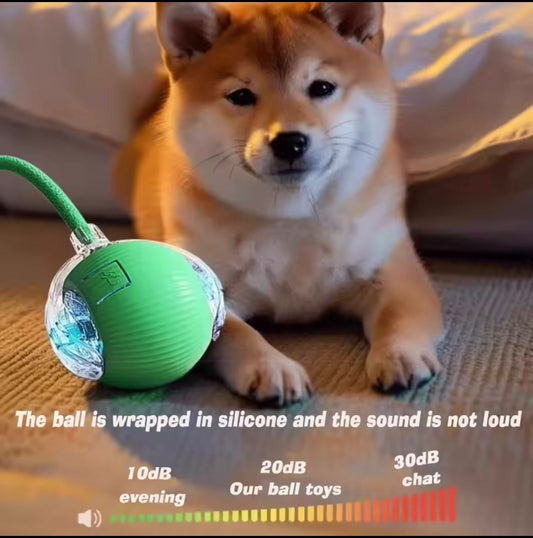 Automatic Smart Rolling Dog Ball Toy – Rechargeable Interactive Puppy Exercise Toy