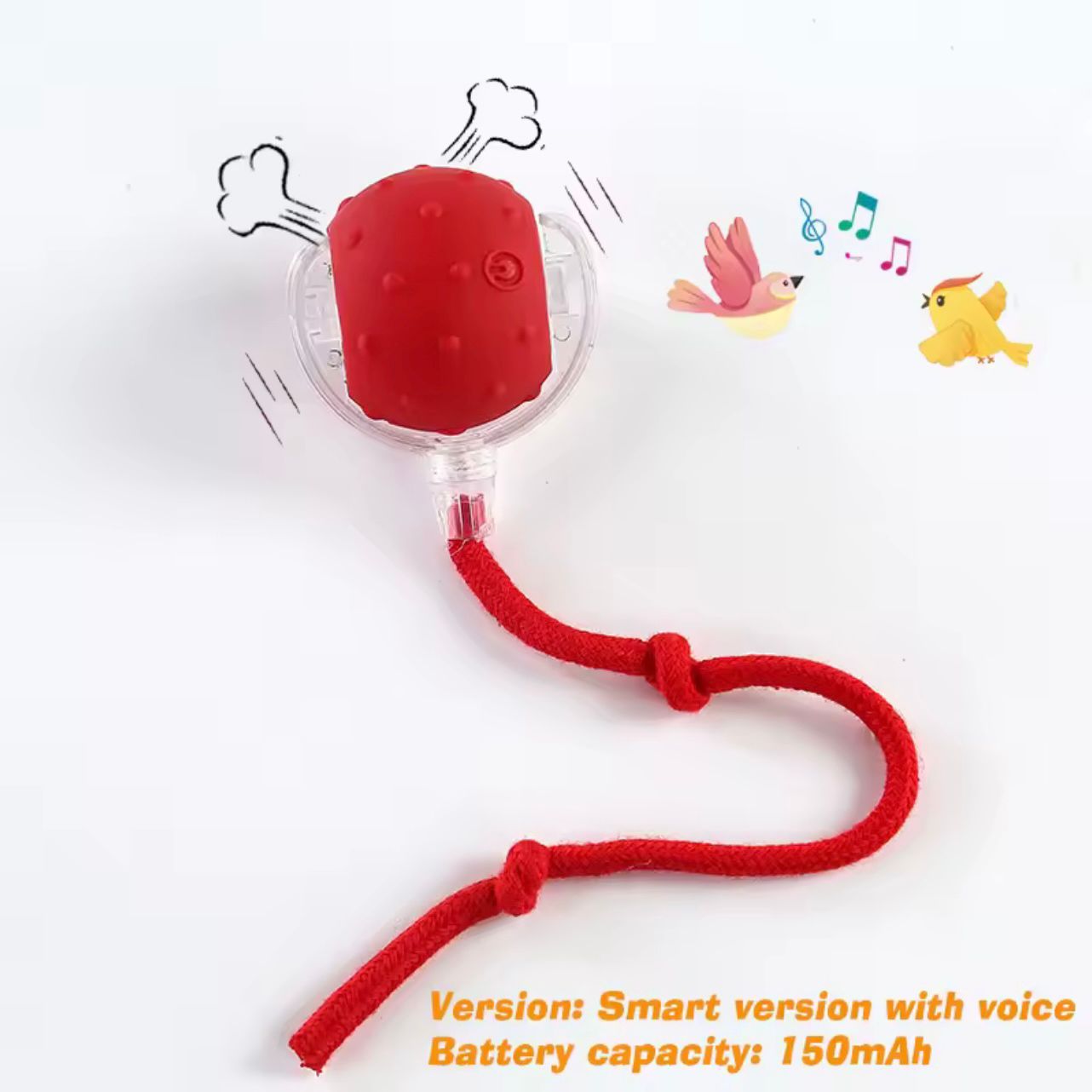 Automatic Smart Rolling Dog Ball Toy – Rechargeable Interactive Puppy Exercise Toy