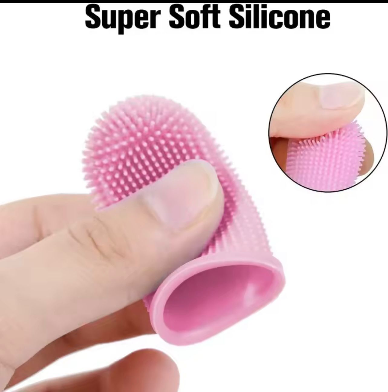 Soft Silicone Pet Finger Toothbrush – Dog & Cat Teeth Cleaning & Breath Care Tool
