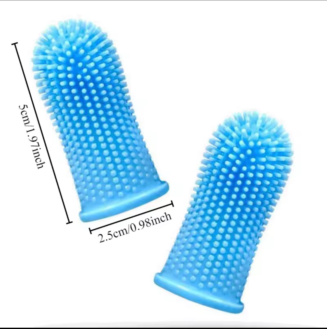 Soft Silicone Pet Finger Toothbrush – Dog & Cat Teeth Cleaning & Breath Care Tool