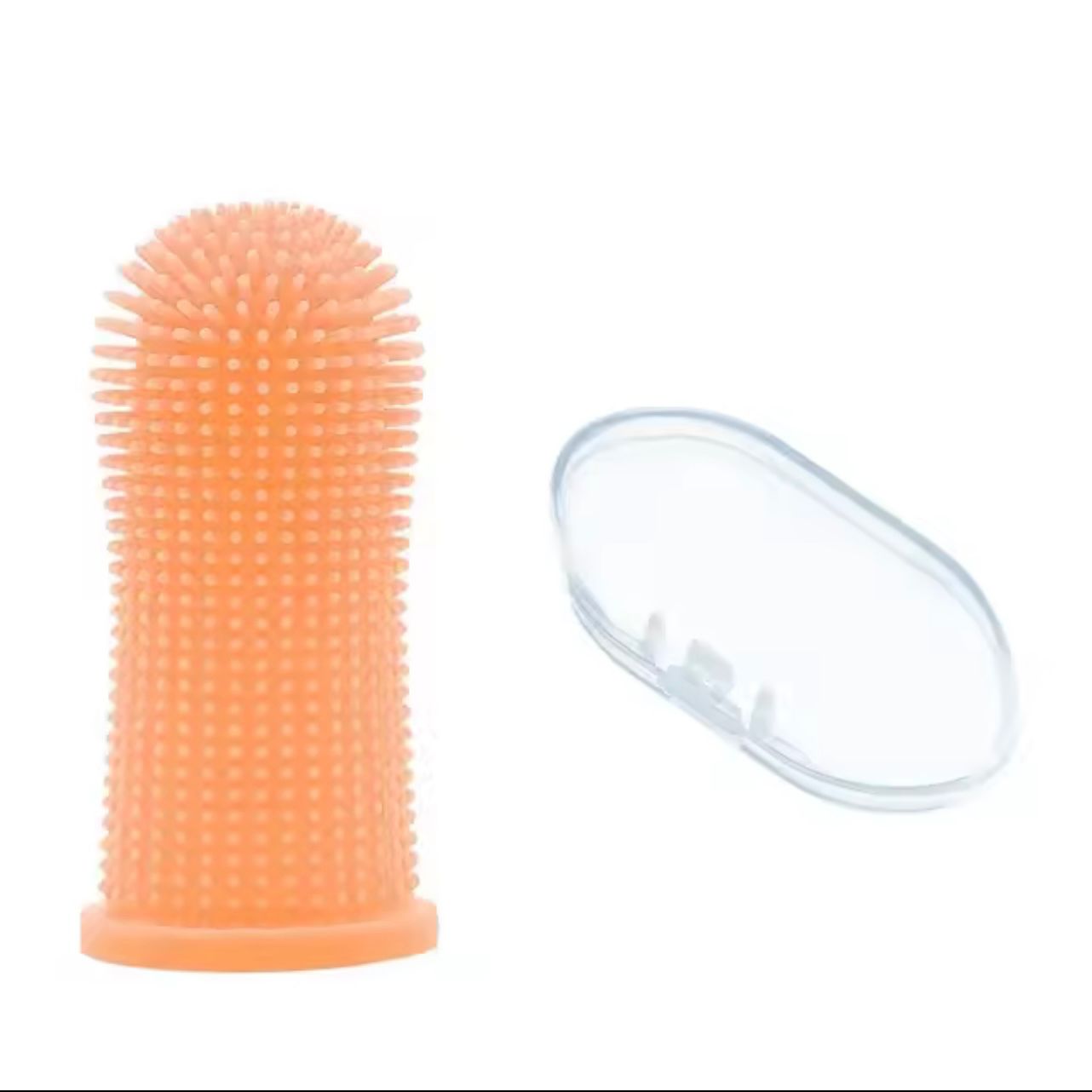 Soft Silicone Pet Finger Toothbrush – Dog & Cat Teeth Cleaning & Breath Care Tool